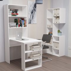 Стеллаж Элемент-1 (белый) в Покачах - pokachi.mebel24.online | фото 4