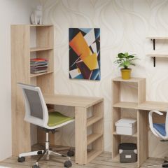 Стеллаж Элемент-1 (дуб сонома) в Покачах - pokachi.mebel24.online | фото 5