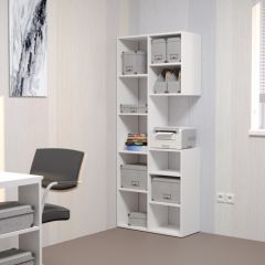 Стеллаж Элемент-2 (белый) в Покачах - pokachi.mebel24.online | фото 3