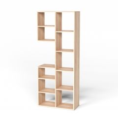 Стеллаж Элемент-2 (дуб сонома) в Покачах - pokachi.mebel24.online | фото