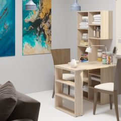 Стеллаж Элемент-2 (дуб сонома) в Покачах - pokachi.mebel24.online | фото 4