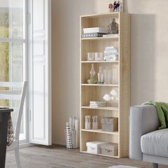 Стеллаж Лофт (Дуб сонома) в Покачах - pokachi.mebel24.online | фото