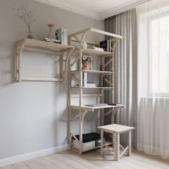 Стеллаж+стол Конструктор Арт.СRСт1-1 в Покачах - pokachi.mebel24.online | фото 6