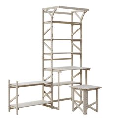 Стеллаж+стол со стойкой Конструктор Арт.СRСт2-1 в Покачах - pokachi.mebel24.online | фото 3