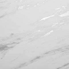 Стол BELLUNO 160 MARBLES KL-99 Белый мрамор матовый, итальянская керамика/ белый каркас, ®DISAUR в Покачах - pokachi.mebel24.online | фото 9