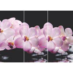 Стол Бостон-3 (Розовая Орхидея) 1100/1420*700, опора Брифинг в Покачах - pokachi.mebel24.online | фото 2