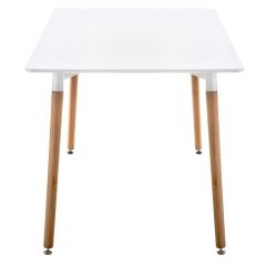 Стол деревянный Table 120 white / wood в Покачах - pokachi.mebel24.online | фото 4