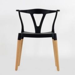 Стул Barneo N-218 Wishbone интерьерный кухонный черный в Покачах - pokachi.mebel24.online | фото 3