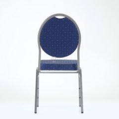 Стул Barneo S-7 банкетный (каркас серый, синяя ткань) в Покачах - pokachi.mebel24.online | фото 3