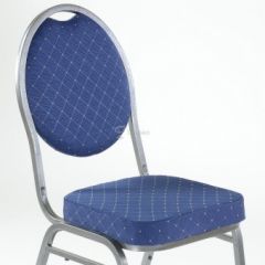 Стул Barneo S-7 банкетный (каркас серый, синяя ткань) в Покачах - pokachi.mebel24.online | фото 4