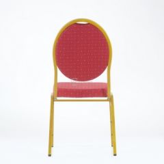 Стул Barneo S-7 банкетный (каркас золото, красная ткань) в Покачах - pokachi.mebel24.online | фото 3