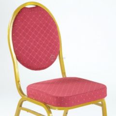 Стул Barneo S-7 банкетный (каркас золото, красная ткань) в Покачах - pokachi.mebel24.online | фото 4