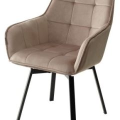 Стул MAVERICK 360 град. поворот. BLUVEL-40 BEIGE/ черный каркас, М-City в Покачах - pokachi.mebel24.online | фото
