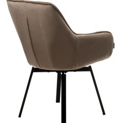 Стул MAVERICK 360 град. поворот. BLUVEL-40 BEIGE/ черный каркас, М-City в Покачах - pokachi.mebel24.online | фото 2