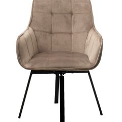 Стул MAVERICK 360 град. поворот. BLUVEL-40 BEIGE/ черный каркас, М-City в Покачах - pokachi.mebel24.online | фото 3