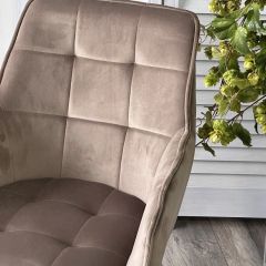 Стул MAVERICK 360 град. поворот. BLUVEL-40 BEIGE/ черный каркас, М-City в Покачах - pokachi.mebel24.online | фото 6