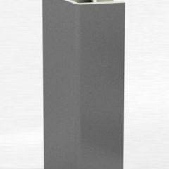 Угловое соединение для цоколя 135 гр. h150 мм (Алюминий, Белый, Черный, Сономаый) в Покачах - pokachi.mebel24.online | фото