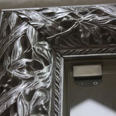 Зеркало большое Тиффани Premium черная/серебро (ТФ/02(П) в Покачах - pokachi.mebel24.online | фото 4