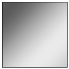 Зеркало Corsica 500х500 black без подсветки Sansa (SB1063Z) в Покачах - pokachi.mebel24.online | фото 1