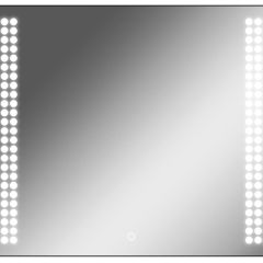 Зеркало Cosmo 90 black с подсветкой Sansa (SC1051Z) в Покачах - pokachi.mebel24.online | фото