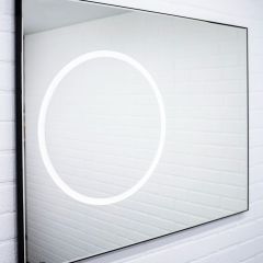 Зеркало Eclipse 100 black с подсветкой Sansa (SE1032Z) в Покачах - pokachi.mebel24.online | фото 3