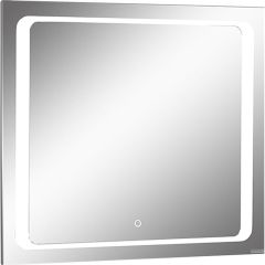Зеркало Galaxy 80 alum с подсветкой Sansa (SG1006Z) в Покачах - pokachi.mebel24.online | фото