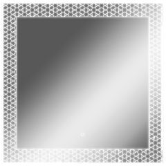 Зеркало Манила 700х700 с подсветкой Домино (GL7052Z) в Покачах - pokachi.mebel24.online | фото 1