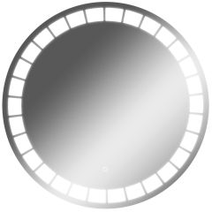 Зеркало Маскат 700х700 с подсветкой Домино (GL7057Z) в Покачах - pokachi.mebel24.online | фото 1