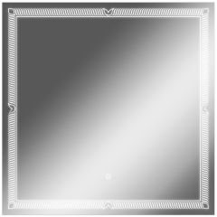 Зеркало Паликир 700х700 с подсветкой Домино (GL7051Z) в Покачах - pokachi.mebel24.online | фото 1