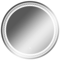 Зеркало Прая 700х700 с подсветкой Домино (GL7048Z) в Покачах - pokachi.mebel24.online | фото