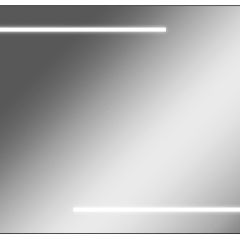 Зеркало Ray 100 black с подсветкой Sansa (SR1035Z) в Покачах - pokachi.mebel24.online | фото