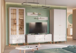 АФИНА Гостиная (модульная) кашемир серый в Покачах - pokachi.mebel24.online | фото 1