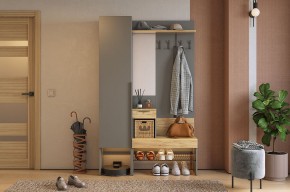 БАСКО Прихожая К3 (графит) в Покачах - pokachi.mebel24.online | фото