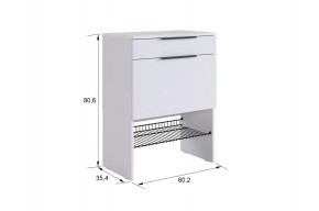 БАСКО Прихожая К8 (графит) в Покачах - pokachi.mebel24.online | фото 7