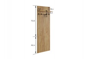 БОДРУМ Прихожая (модульная) дуб крафт золотой в Покачах - pokachi.mebel24.online | фото 2