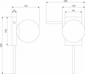 Бра Eurosvet Fredo 40036/1 черный жемчуг в Покачах - pokachi.mebel24.online | фото 4