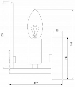 Бра Eurosvet Marble 60158/1 латунь в Покачах - pokachi.mebel24.online | фото 3