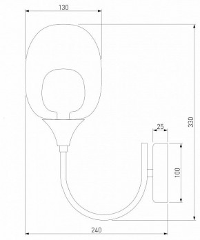 Бра Eurosvet Spritz 70218/1 латунь в Покачах - pokachi.mebel24.online | фото 4