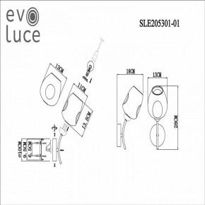 Бра EVOLUCE Besano SLE205301-01 в Покачах - pokachi.mebel24.online | фото 7