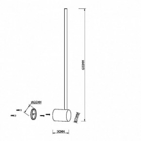 Бра Maytoni Light stick MOD237WL-L6B3K в Покачах - pokachi.mebel24.online | фото 3