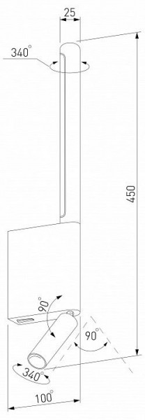 Бра с подсветкой Elektrostandard Sarca a066403 в Покачах - pokachi.mebel24.online | фото 4