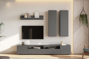 ДЕНВЕР Гостиная (Варианнт-2) Графит серый в Покачах - pokachi.mebel24.online | фото