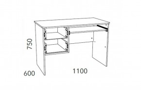 Детская Фанк Стол для компьютера НМ 009.19-05 М2 в Покачах - pokachi.mebel24.online | фото 3