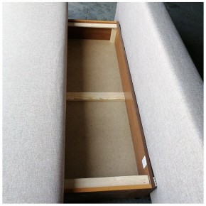 Диван-кровать Комфорт ЛАЙТ без подлокотников (2 подушки) DENIM в Покачах - pokachi.mebel24.online | фото 3