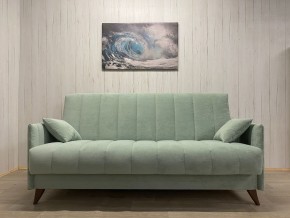 Диван Престиж-3 (НПБ) велюр Sensey mist green в Покачах - pokachi.mebel24.online | фото