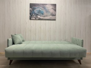 Диван Престиж-3 (НПБ) велюр Sensey mist green в Покачах - pokachi.mebel24.online | фото 3