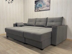 Диван угловой Комфорт-3 (НПБ+МДФ) велюр Galaxy Lite 26 в Покачах - pokachi.mebel24.online | фото 3