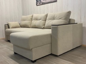 Диван угловой Комфорт-3 (НПБ+МДФ) велюр Luma 01 в Покачах - pokachi.mebel24.online | фото 2