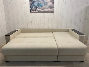 Диван угловой Комфорт-3 (НПБ+МДФ) велюр Luma 01 в Покачах - pokachi.mebel24.online | фото 6