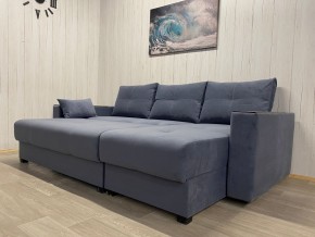 Диван угловой Комфорт-3 (НПБ+МДФ) велюр Monaco 13 в Покачах - pokachi.mebel24.online | фото 3